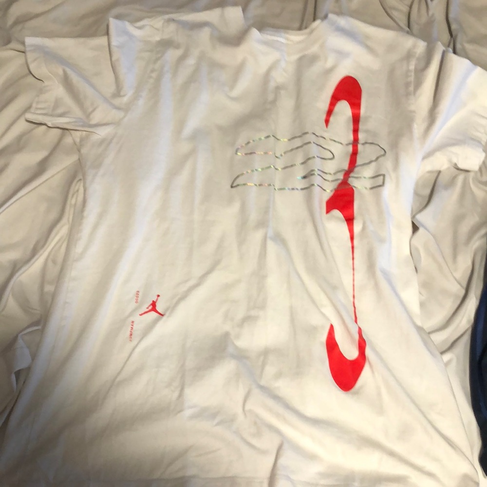 Orange air Jordan t shirt men’s large